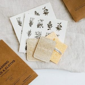 ECO Friendly Swedish Dishwashing Sponges & Cloths | Set Of 6 gift set